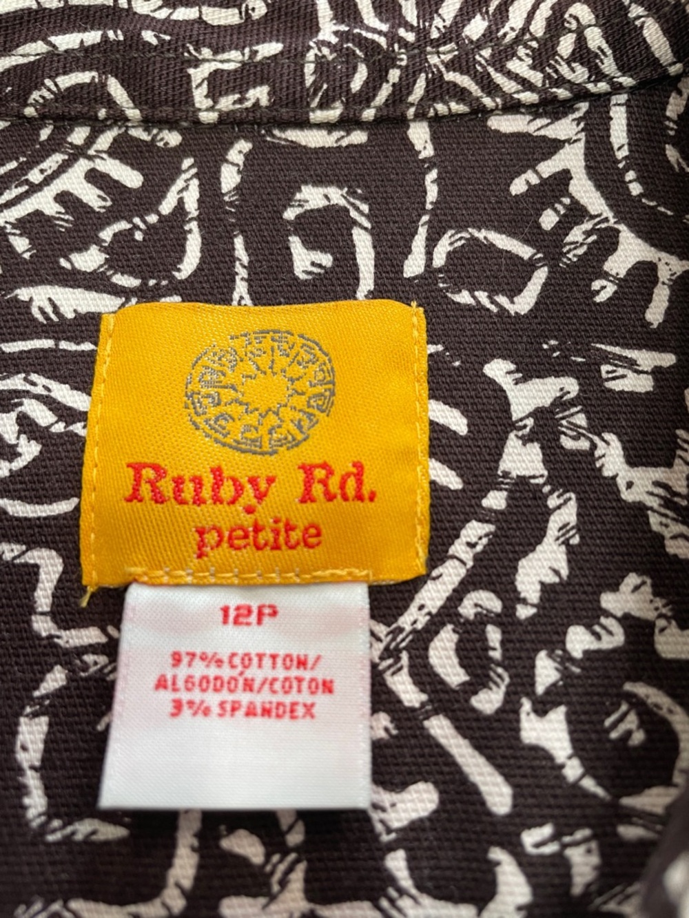 Ruby Rd. Printed cotton jacket 10P - Picture 2 of 13